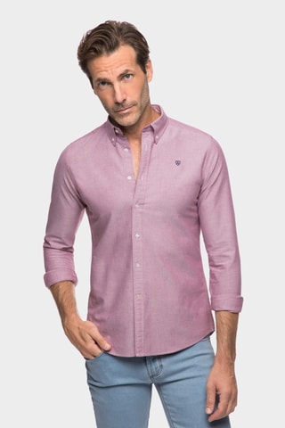 Chemise regular - Rouge