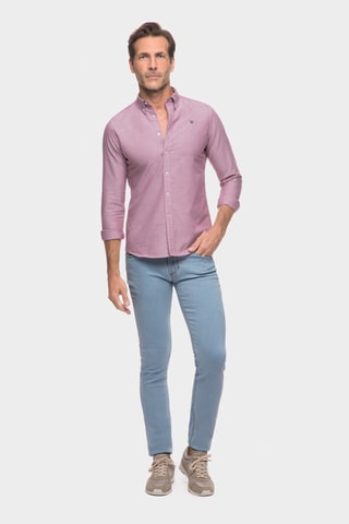 Chemise regular - Rouge