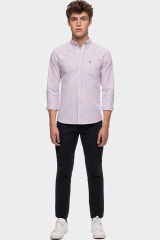Chemise regular - Rose foncé