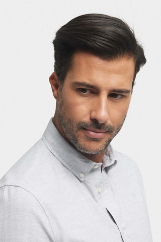 Chemise regular - Gris