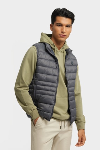 Doudoune sans manches - Gris