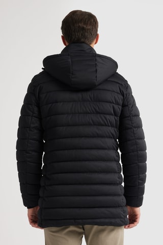 Doudoune à capuche - Noir