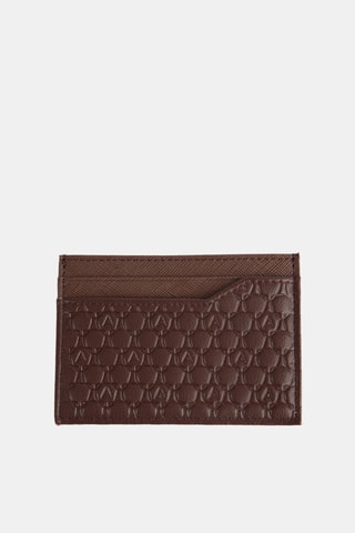 Porte-cartes et porte-clés en cuir - Kaki