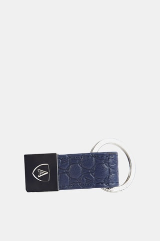Porte-cartes et porte-clés en cuir - Bleu marine