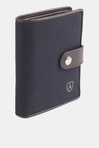 Porte-feuille en cuir - Bleu marine