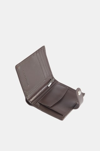 Porte-feuille en cuir - Bleu marine