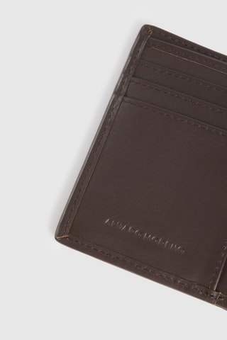 Porte-feuille en cuir - Bleu marine