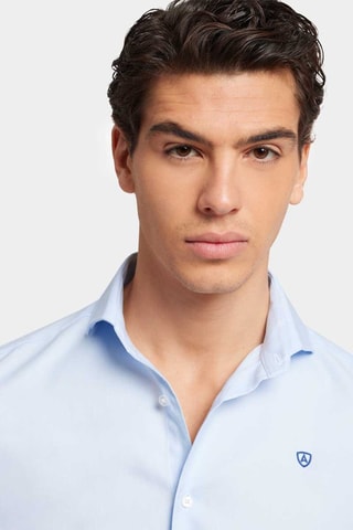 Chemise slim - Bleu