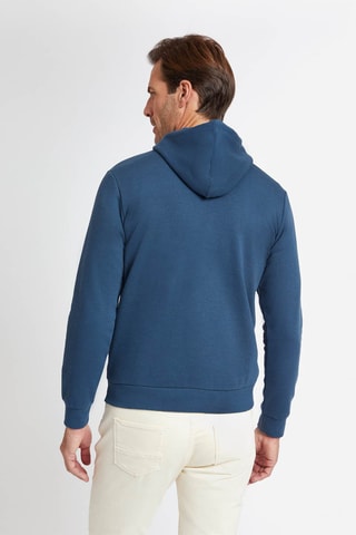 Sweat à capuche - Bleu
