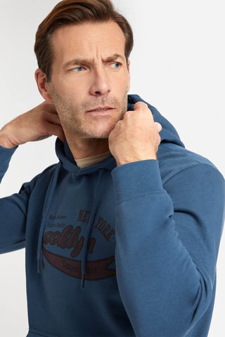 Sweat à capuche - Bleu