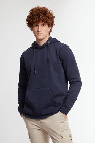 Sweat à capuche - Bleu marine