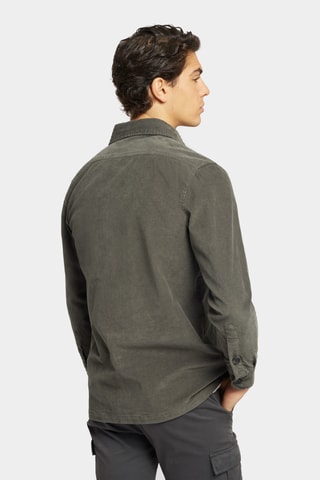 Surchemise en velours - Vert