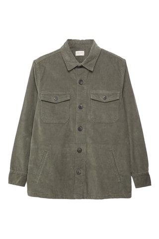 Surchemise en velours - Vert