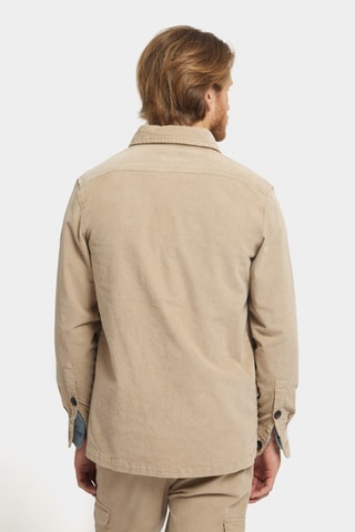 Surchemise en velours - Beige