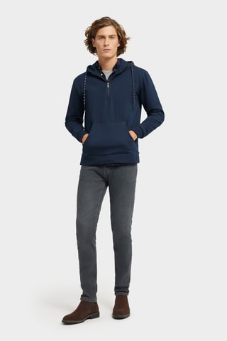 Sweat à capuche - Bleu marine