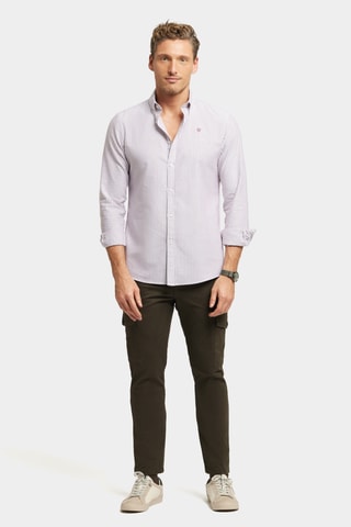 Chemise en coton biologique - Rose foncé