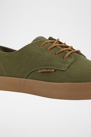 Baskets en nubuck - Vert