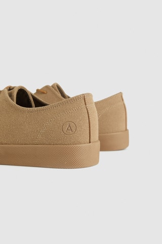 Baskets en nubuck - Kaki