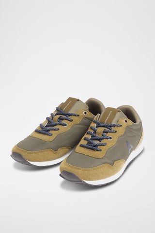 Baskets en nubuck - Vert