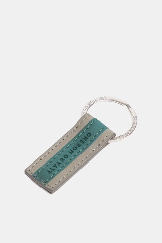 Porte-cartes et porte-clés en cuir - Taupe