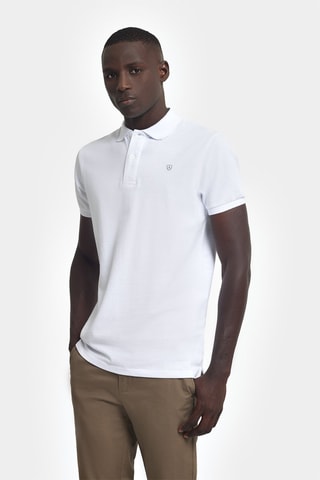 Polo regular - Blanc