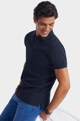 Polo regular - Bleu marine