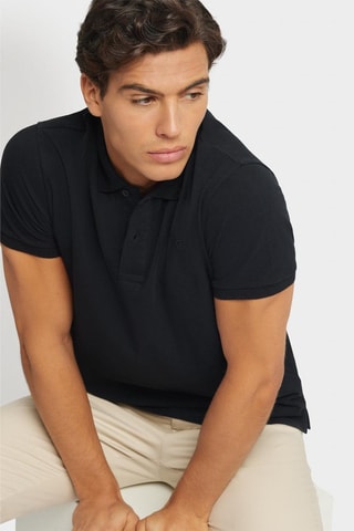 Polo regular - Noir