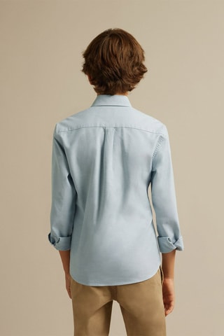 Chemise en coton biologique - Bleu clair