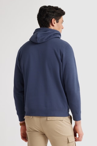 Sweat à capuche - Bleu