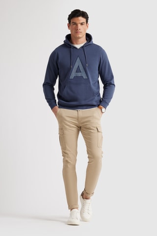 Sweat à capuche - Bleu