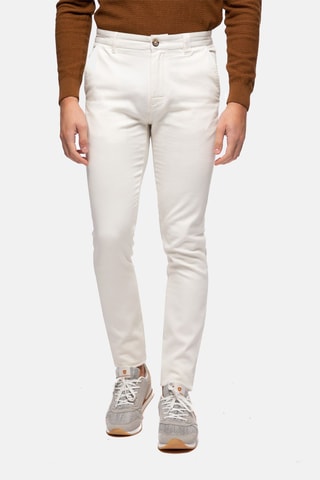 Pantalon slim - Écru