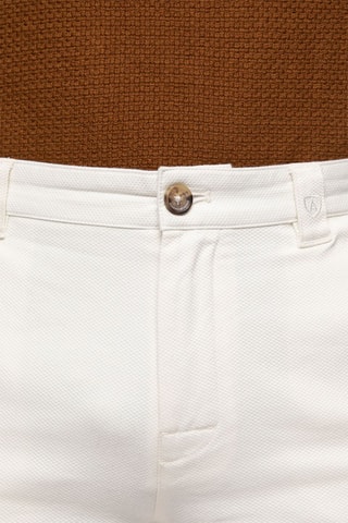 Pantalon slim - Écru