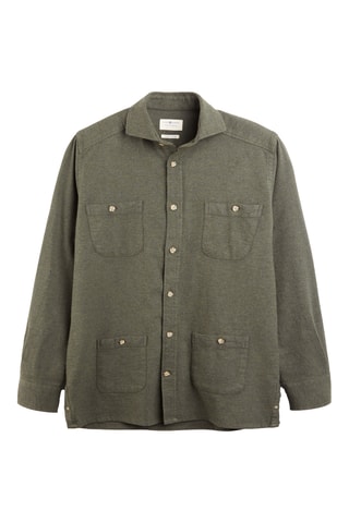 Chemise regular - Vert