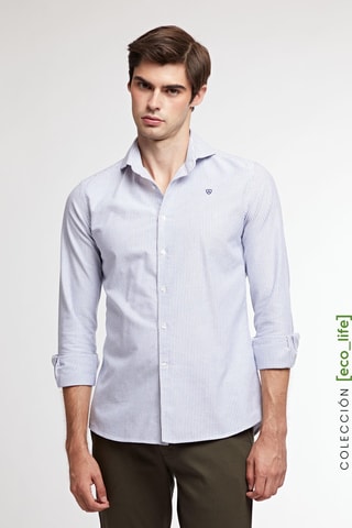Chemise regular - Bleu
