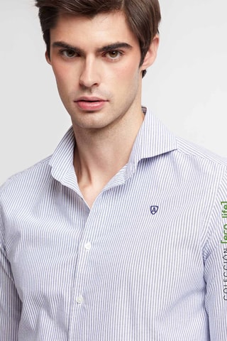 Chemise regular - Bleu