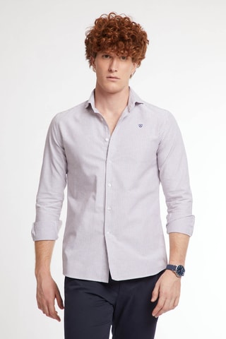 Chemise regular - Rouge