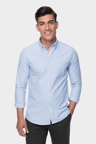 Chemise regular - Bleu