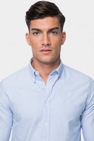 Chemise regular - Bleu