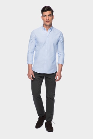 Chemise regular - Bleu