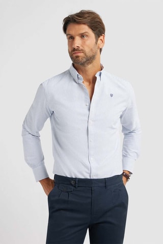 Chemise regular - Bleu marine