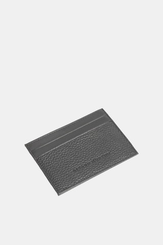 Porte-cartes et porte-clés en cuir - Noir