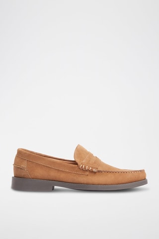 Mocassins en nubuck - Marron