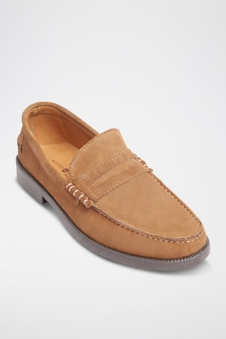 Mocassins en nubuck - Marron