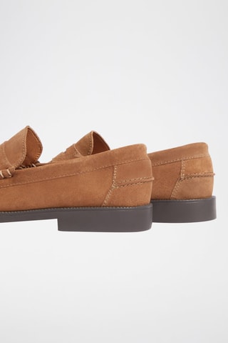 Mocassins en nubuck - Marron