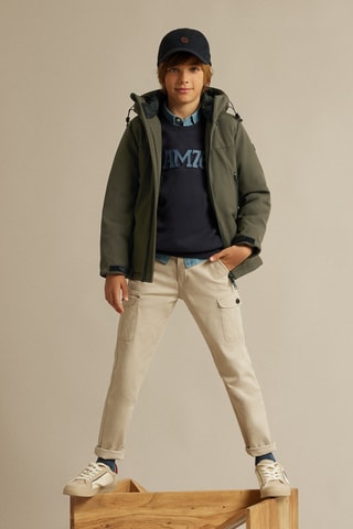 Parka à capuche - Vert