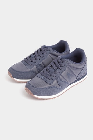 Baskets en nubuck - Bleu