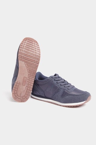 Baskets en nubuck - Bleu