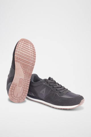 Baskets en nubuck - Vert