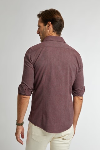 Chemise regular - Rouge