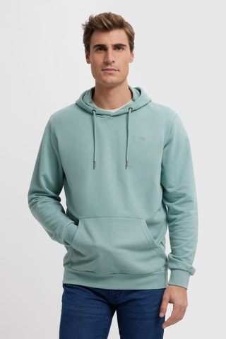 Sweat à capuche - Turquoise